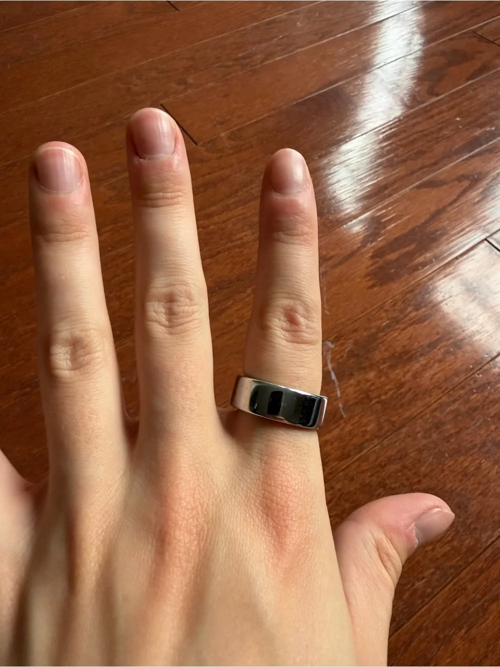 Oura Ring Gen 4 Silver Size 8